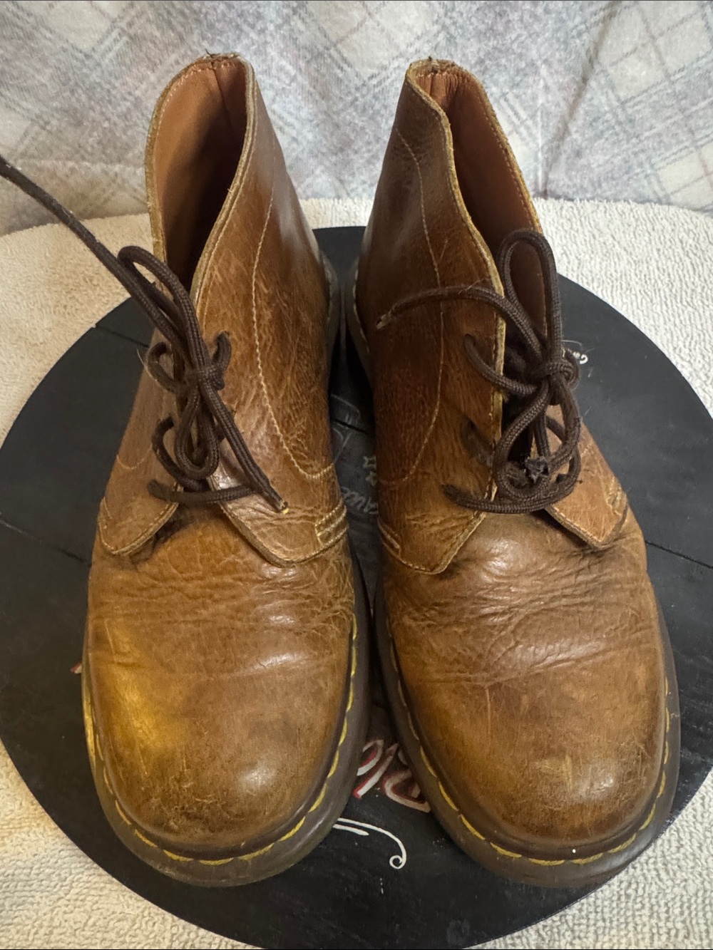 Dr. Martens Chestnut Leather Chukka Boots